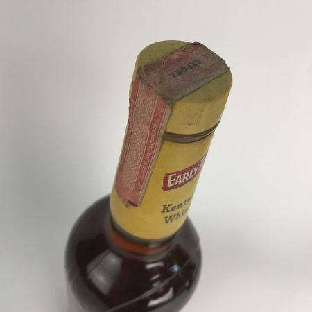  EARLY TIMES アーリータイムズ ウィスキー特級 バーボン 4年 古酒 700ml 40％  未開栓