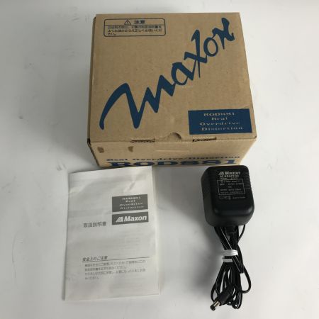  MAXON マクソン エフェクター オーバードライブ ディストーション ROD881 アダプター(AC210)・説明書付き