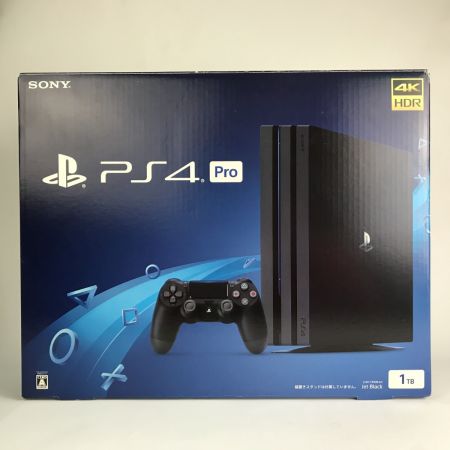  SONY PlayStation4PRO 1TB プレステ4プロ CUH-7100B ジェットブラック 動作品/付属品完備