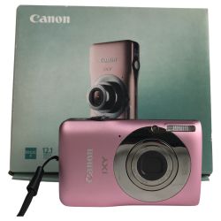 ■■ CANON キャノン コンパクトデジタルカメラ IXY 200F PC1469 ピンク 取説・箱付 Bランク