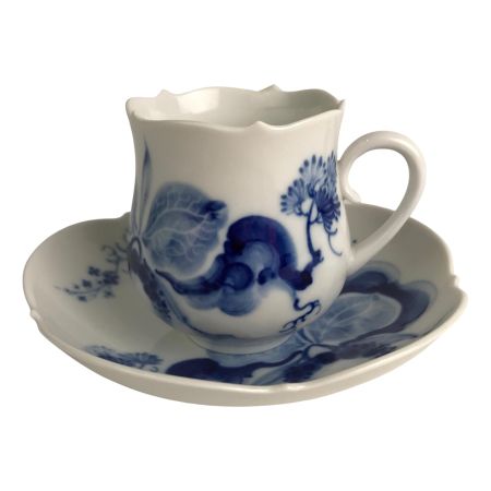  Meissen マイセン カップ&ソーサー ブルーオーキッド 箱無