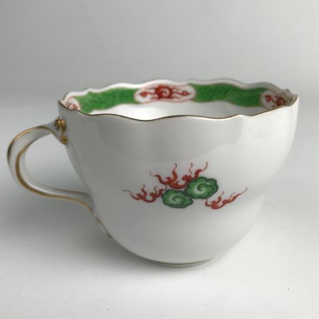  Meissen マイセン カップ&ソーサー マイセン シノワズリ緑龍 ドラゴン グリーン 333310/93