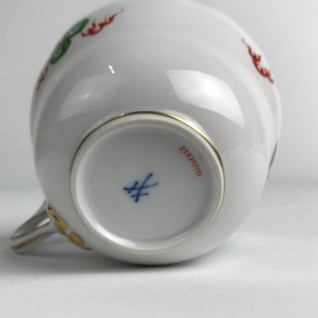  Meissen マイセン カップ&ソーサー マイセン シノワズリ緑龍 ドラゴン グリーン 333310/93