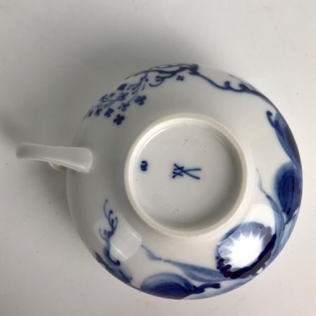  Meissen マイセン カップ&ソーサー ブルーオーキッド