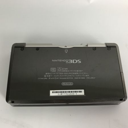   【動作品】Nintendo 3DS本体 任天堂 ニンテンドウ ルイージマンションソフトセット CTR-001 ブラック