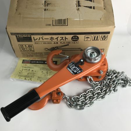  TRUSCO トラスコ中山 【未使用品】レバーホイスト ガッチャ 定格荷重1.6t TLH-160