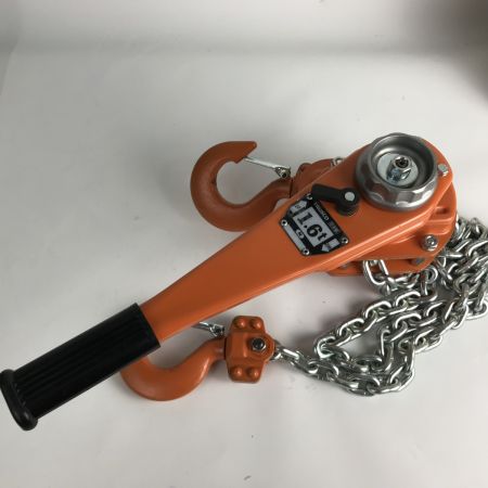  TRUSCO トラスコ中山 【未使用品】レバーホイスト ガッチャ 定格荷重1.6t TLH-160