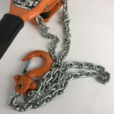  VITAL バイタル工業 ナイスレバー レバーホイスト ガッチャ 使用荷重0.8t NR2-08 オレンジ 未使用品