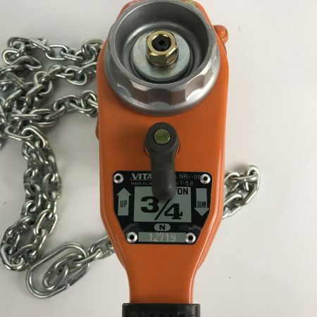  バイタル工業 VITAL ナイスレバー レバーホイスト ガッチャ 使用荷重0.8t NR2-08 未使用品