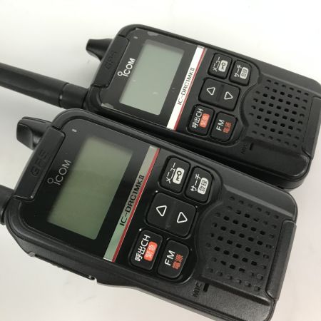  icom 【動作品】トランシーバー IC-DRC1MKⅡ 本体のみ 2台セット
