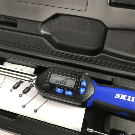  藤原産業 デジタルトルクレンチ SK11 6.8〜135Nm SDT3-135 ブルー 未使用品・ケース・外箱付
