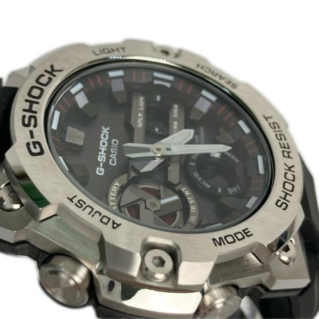  CASIO カシオ 腕時計 G-SHOCK デジアナウォッチ ソーラー GST-B400 ブラック 社名あり