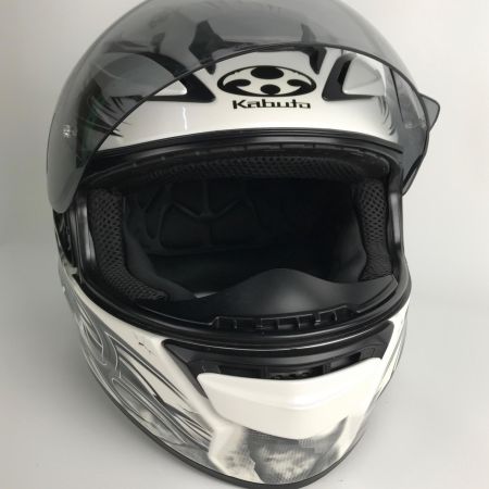  OGK Kabuto SHUMA シューマ カブト グラフィック フルフェイスヘルメット XLサイズ ホワイト x ブラック
