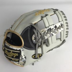 ■■ Rawlings ローリングス GR2HOCK4 内野用 軟式グローブ 野球 11.5インチ ブラック x ホワイト Aランク