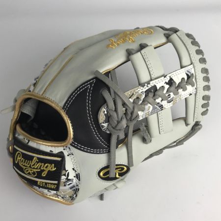  Rawlings ローリングス GR2HOCK4 内野用 軟式グローブ 野球 11.5インチ ブラック x ホワイト