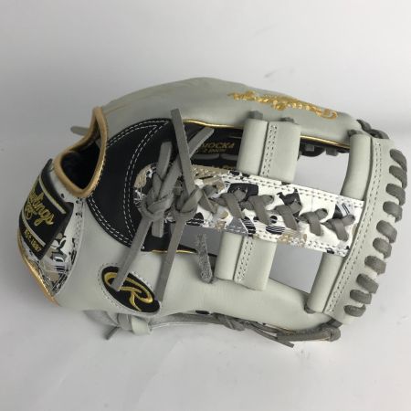  Rawlings ローリングス GR2HOCK4 内野用 軟式グローブ 野球 11.5インチ ブラック x ホワイト