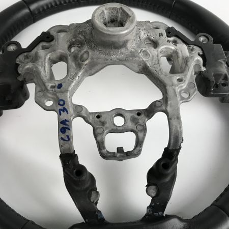  KENSTYLE(ケンスタイル) MAZDA マツダ 純正本革巻き オリジナルステアリング ブラックレザー