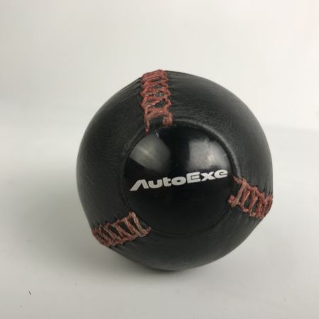  AutoExe シフトノブ(球形状) AT ストレート式 A1340-03 黒 x 赤