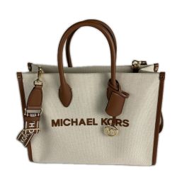 ■■ MICHAEL KORS マイケルコース 2WAYトートバッグ MIRELLA ショルダー 35S5G7ZT2C ベージュ Aランク