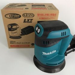 ■■ MAKITA マキタ 充電式ランダムオービットサンダ 18V 125mm コードレス式 BO180DZ グリーン Sランク