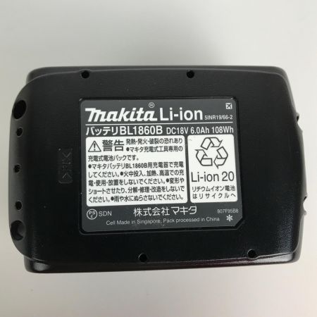  MAKITA マキタ リチウムイオンバッテリー 18V 6.0A 未使用 BL1860B