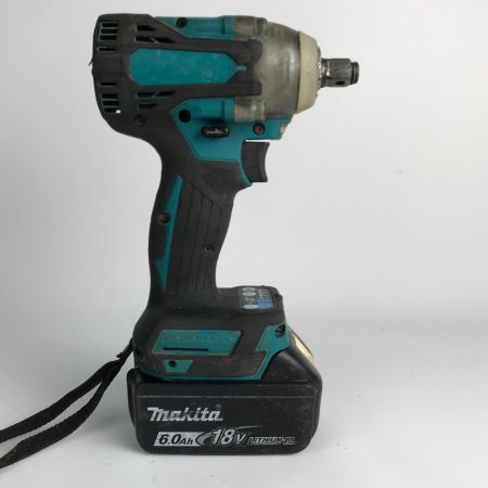  MAKITA マキタ コードレスインパクトレンチ 充電式 動作品 TW3000DRGX ブルー 充電器・充電池1個・ケース付 