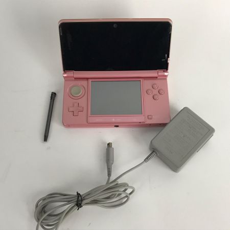 Nintendo ニンテンドウ 【動作品】3DS 任天堂 CTR-001 ピンク  充電器付