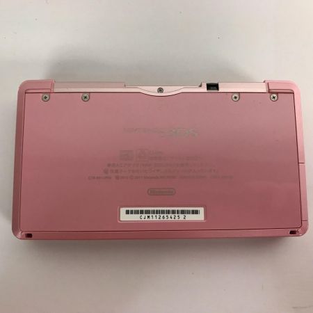  Nintendo ニンテンドウ 【動作品】3DS 任天堂 CTR-001 ピンク  充電器付