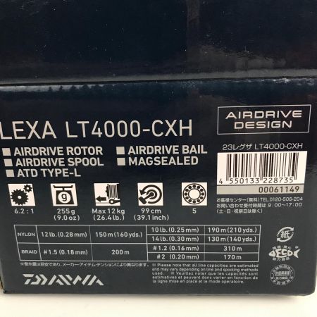  DAIWA ダイワ 23レグザ LT4000-CXH スピニングリール 228735
