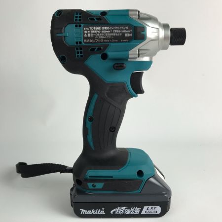  MAKITA マキタ 充電器インパクトドライバ 18v 充電器・充電池1個・ケース付 TD156DB