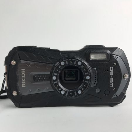  RICOH リコー コンパクトデジタルカメラ WG-60 ブラック 取説付・充電器無