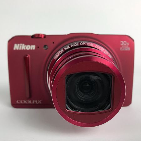  Nikon ニコン コンパクトデジタルカメラ本体 COOLPIX S9700 ヴェルヴェットレッド 取説・充電器等付属品完備