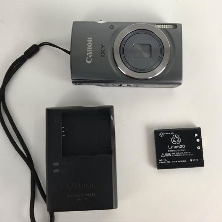  CANON キャノン IXY150 コンパクトデジタルカメラ  PC2197 グレー 動作品・充電器付