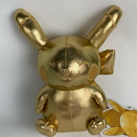 ビリケンさんピカチュウ ヌイグルミ ポケットモンスター ゴールド タグ付き