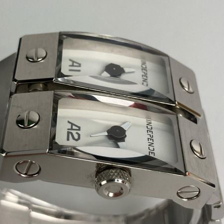  CITIZEN シチズン 腕時計 インディペンデント ステンレススチール ITJ21-5235 ホワイト 箱・取説・コマ付