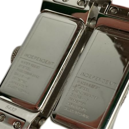  CITIZEN シチズン 腕時計 インディペンデント ステンレススチール ITJ21-5235 ホワイト 箱・取説・コマ付