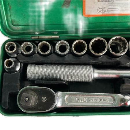  TONE トネ ソケットレンチセット 750M グリーン