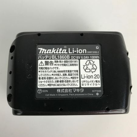  MAKITA マキタ バッテリー 18v 6.0Ah BL1860B
