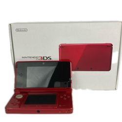 ■■ Nintendo ニンテンドウ 3DS ゲーム機本体 CTR-001 レッド 動作品 Bランク