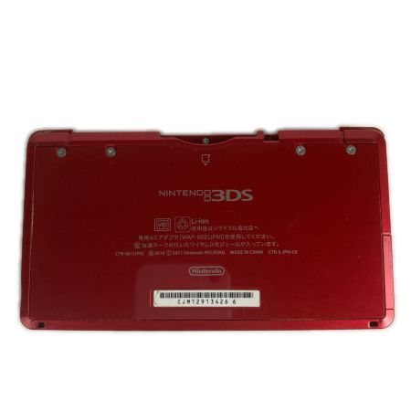  Nintendo ニンテンドウ 3DS ゲーム機本体 CTR-001 レッド 動作品