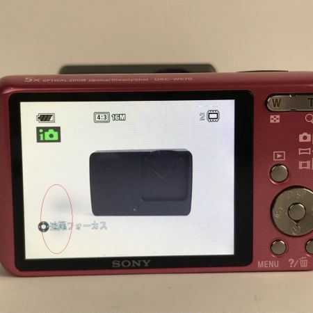  SONY ソニー コンパクトデジタルカメラ Cyber-shot サイバーショット DSC-W570 ピンク