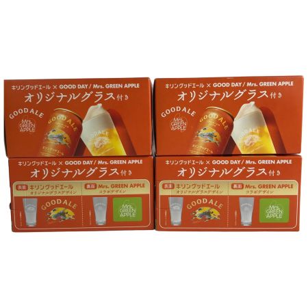   GOODALE Mrs.GREEN APPLEグラス グッドエール ミセスコラボ4箱