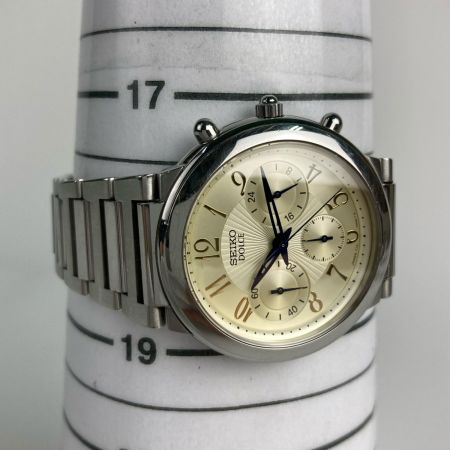 SEIKO セイコー 腕時計 ドルチェ(DOLCE) クォーツ 本体のみ ステンレススチール 7J21-0AB0 ホワイト 電池無し