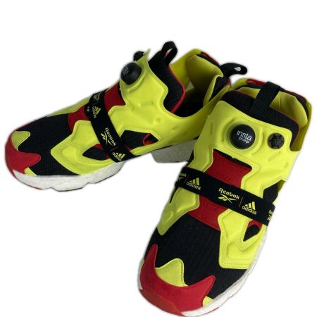 REEBOK × adidas INSTAPUMP FURY BOOST スニーカー FW5305 イエロー×ブラックｘレッド