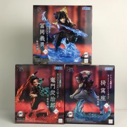 ■■  アニメ「鬼滅の刃」XrossLink フィギュア 無限城編 竈門炭治郎/冨岡義勇/猗窩座 3体セット 未開封 Nランク
