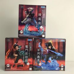 ■■  「鬼滅の刃」XrossLink フィギュア 無限城編 竈門炭治郎/冨岡義勇/猗窩座 3体セット 未開封 Nランク