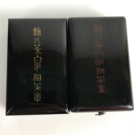   勲章５つセット 勲八等瑞宝章/大東亜戦争殉国章/勲八等白色桐葉章ｘ２/功七級金鵄勲章