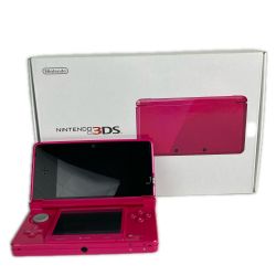 ■■ Nintendo(任天堂) 3DS ゲーム機本体 CTR-001 グロスピンク 動作品 Bランク