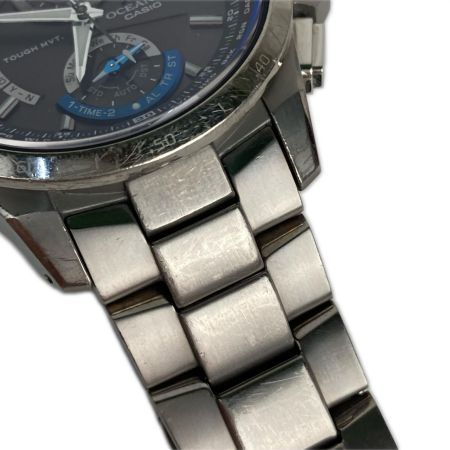  CASIO カシオ 腕時計 OCEANUS オシアナス ソーラー充電  OCW-T1000 ブラック ケース・コマ付