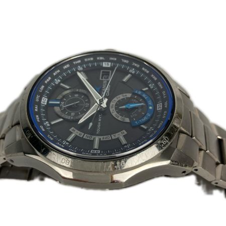  CASIO カシオ 腕時計 OCEANUS オシアナス ソーラー充電  OCW-T1000 ブラック ケース・コマ付